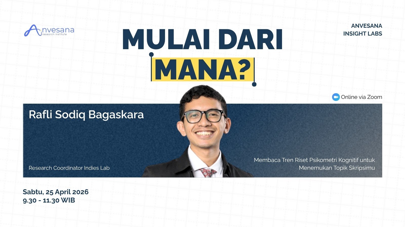 Poster Insight Labs #01: Mulai dari Mana?
