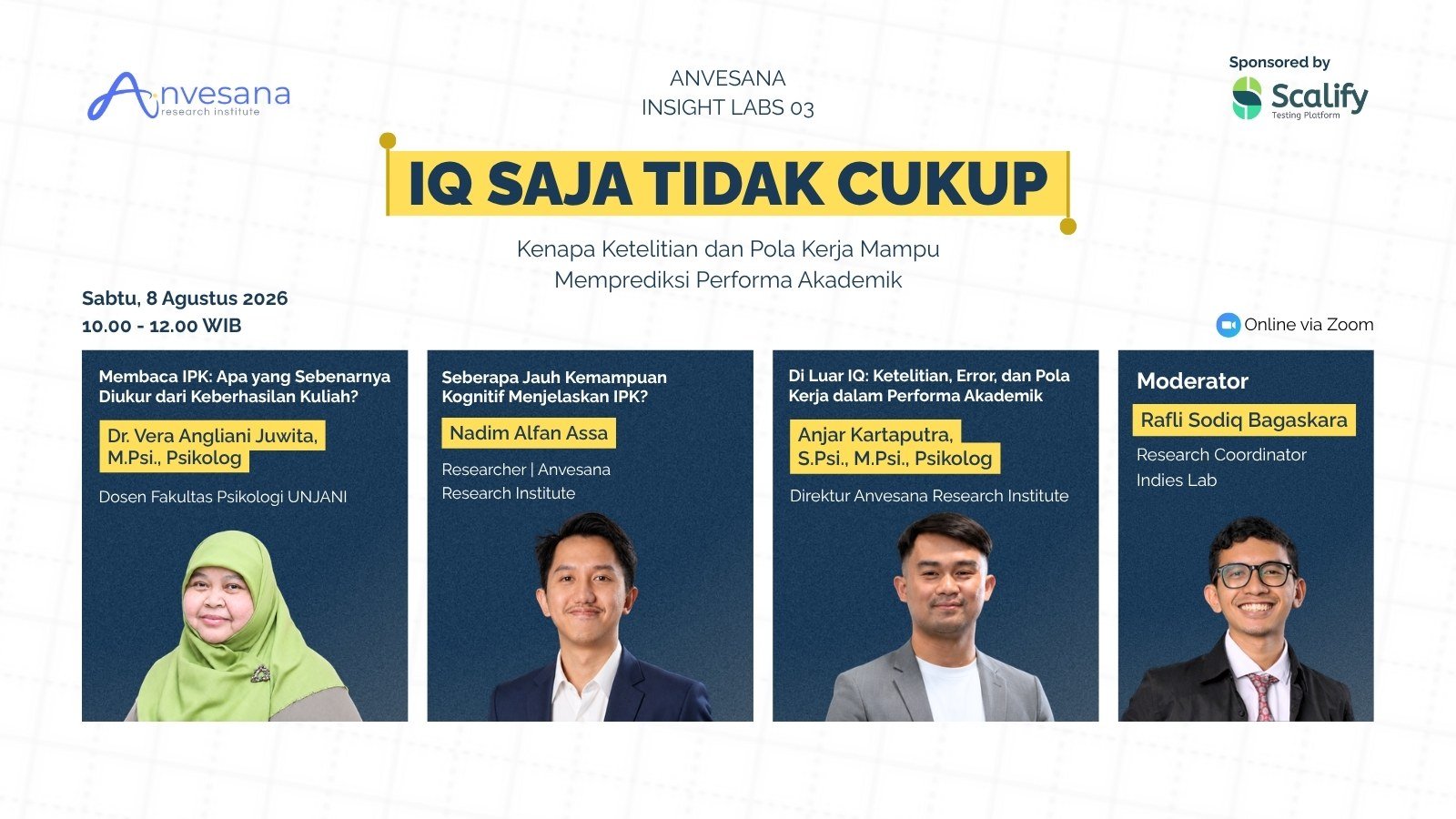 Poster Insight Labs #03: IQ Saja Tidak Cukup