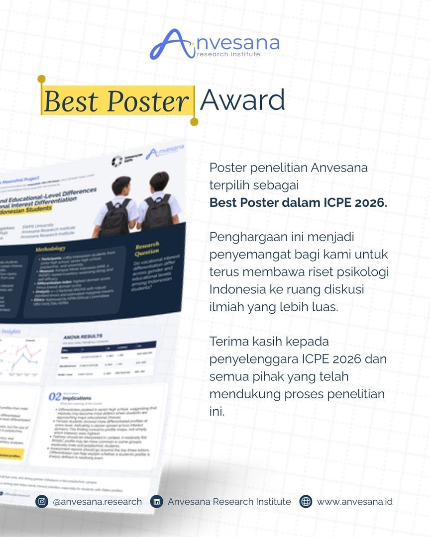 Sampul unggahan Best Poster Award ICPE 2026